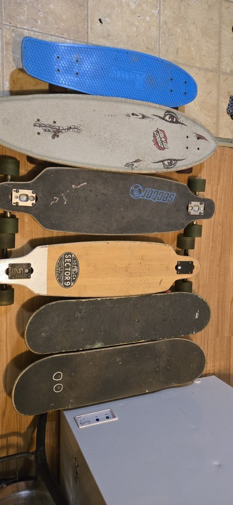 Sector 9 Benny Complete Skateboard Longboard, Wood Deck, Multicolor