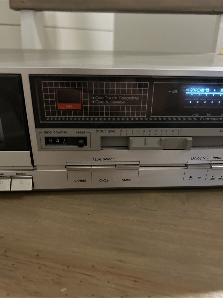 VINTAGE TECHNICS STEREO CASSETTE DECK RS-B12 DOLBY SYSTEM ONE TOUCH RECORD