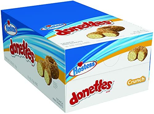 Hostess Crunch DONETTES Donuts Single Serve, 6 count, 4 oz