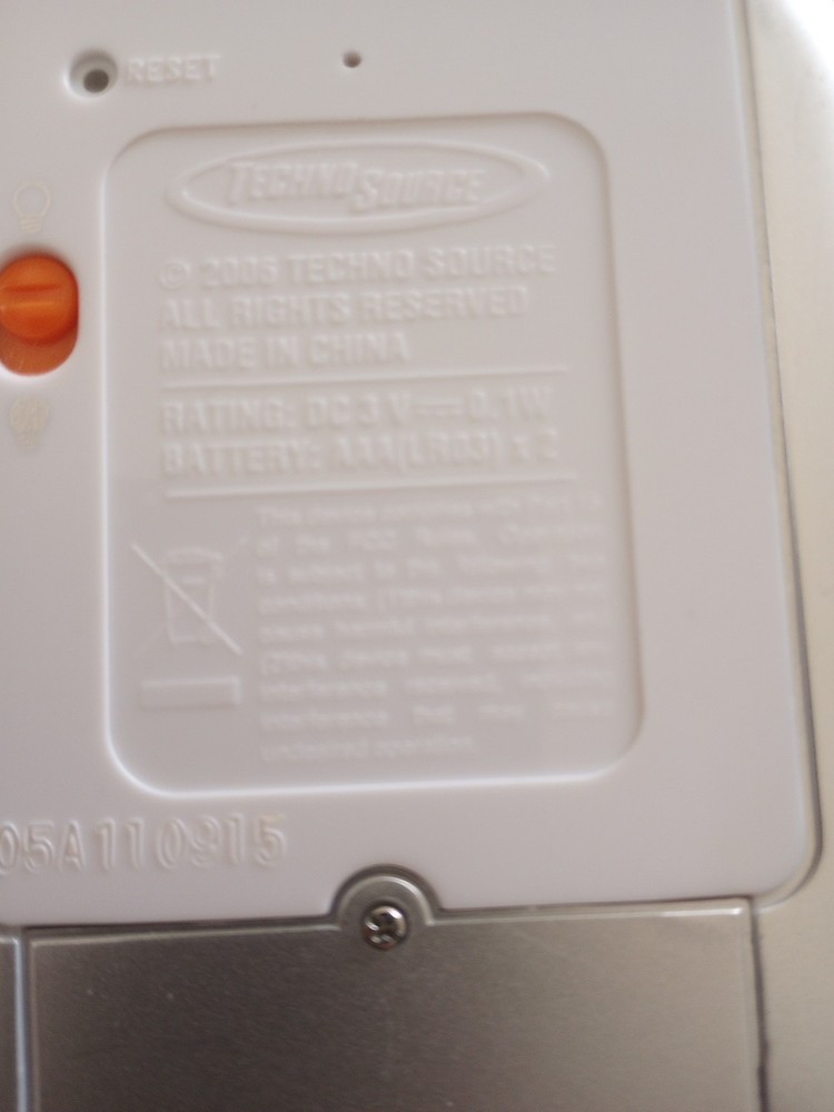 Sudoku Illuminated Handheld Electronic Game Techno Source Touch Screen w/Stylus