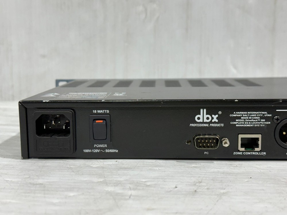 DBX Drive Rack 260 Complete Equalizer & Speaker Management System #7461 (THS)
