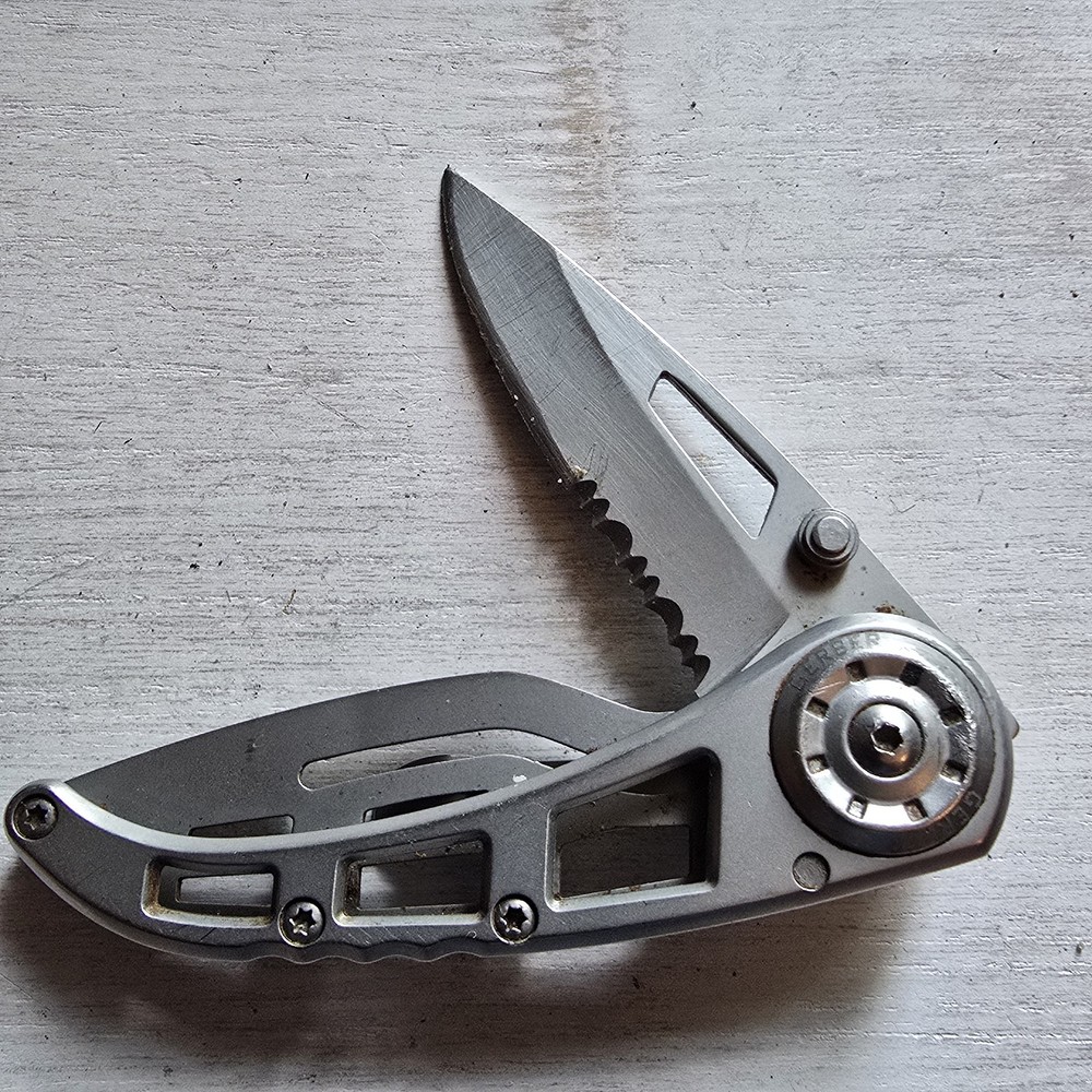 GERBER RIPSTOP I POCKET KNIFE PLAIN EDGE FRAME LOCK