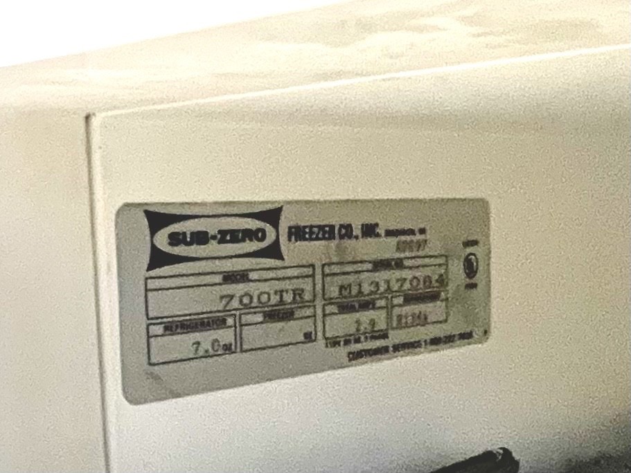 Subzero 700TR 27" PANEL READY Refrigerator WORKING