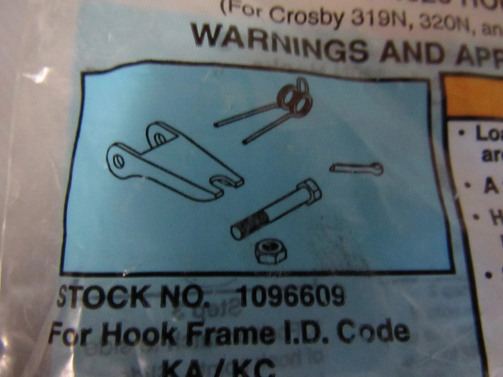 Crosby Latch Kit 1096609 S-4320 ID