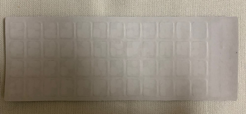 Arabic Keyboard Sticker Layout (Black Background with White Letters)