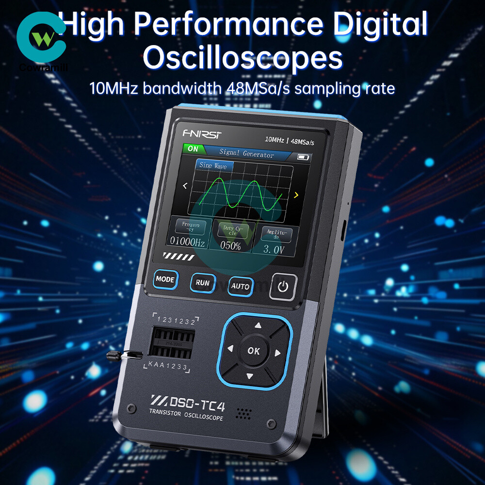 DSO-TC4 Handheld Transistor Tester Digital Oscilloscope Signal Generator 48MSa/s