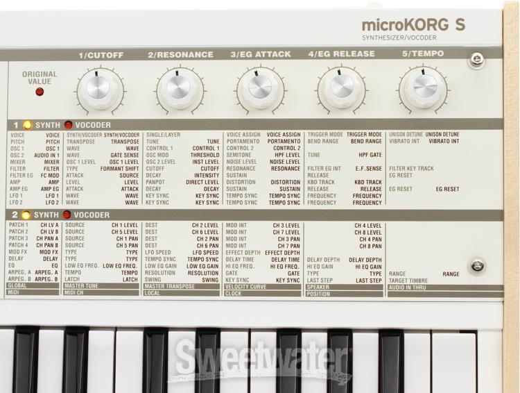 Korg microKORG S Synthesizer and Vocoder with Built-in Speakers