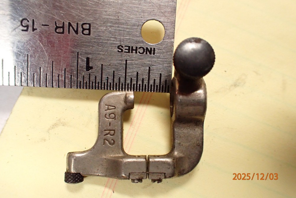 A9R2 DIAL INDICATOR ATTACHMENT W/ 3/8 COLLAR MACHINIST TOOLING