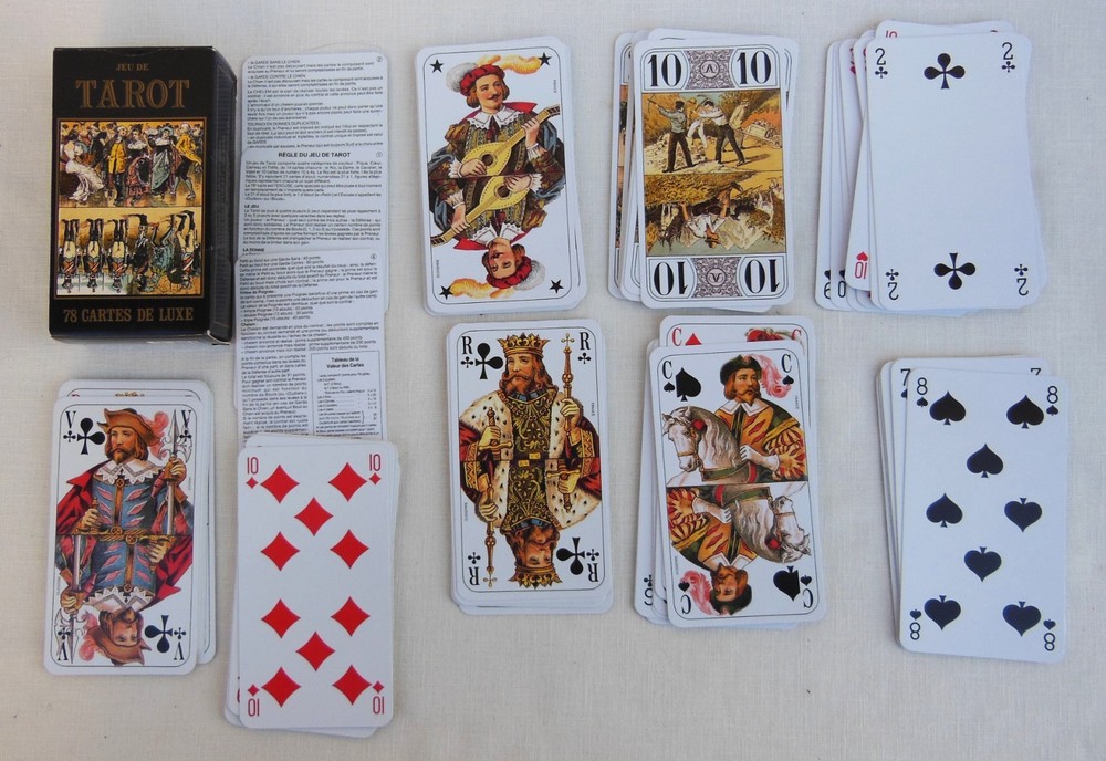 78 Card DE LUXE JEU DE TAROT Deck