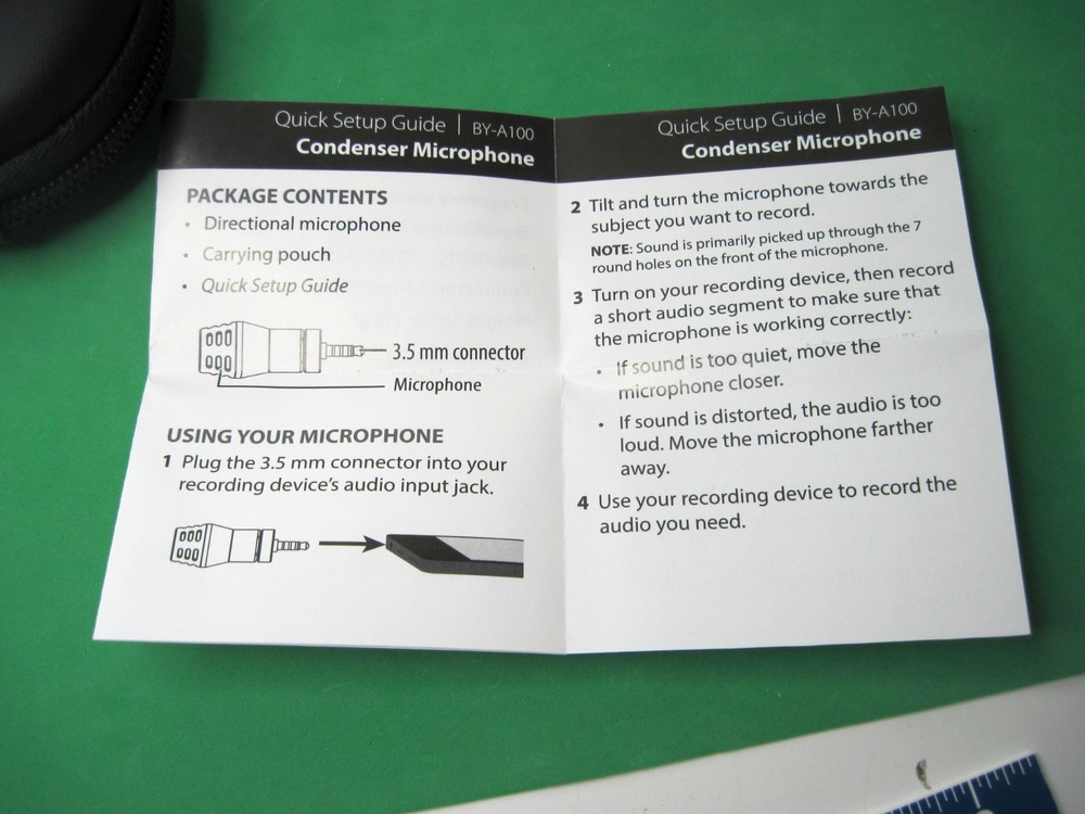 Boya Smartphone Condenser Microphone BY-A100