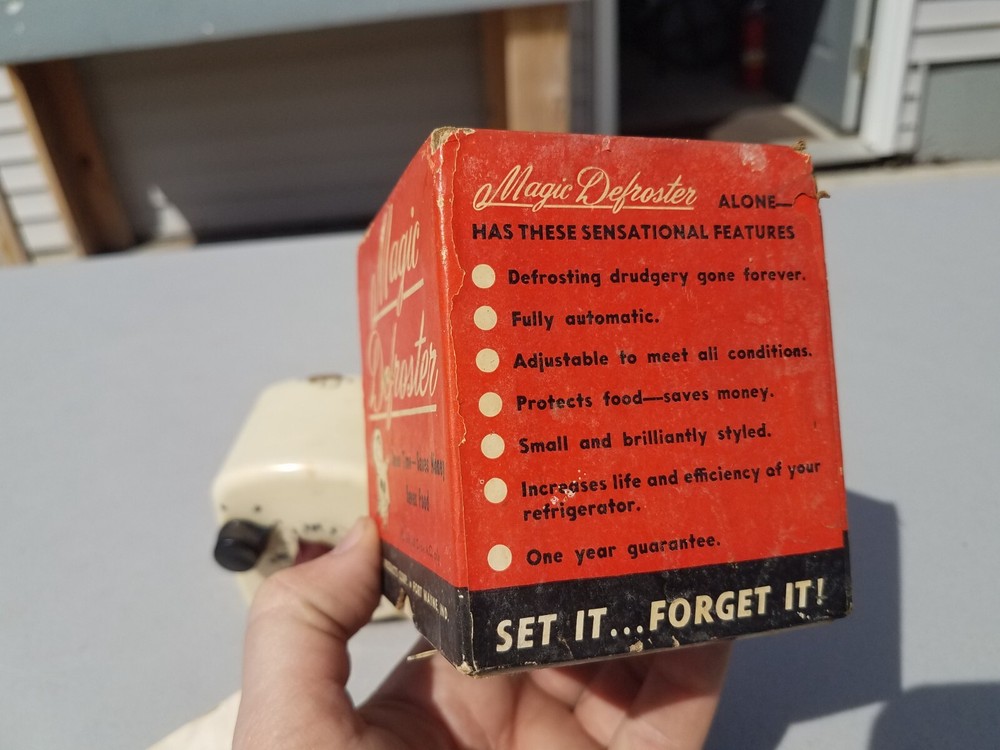 Vtg Magic Defroster Basic Products Co Freezer Refrigerator Defrost Retro Kitchen