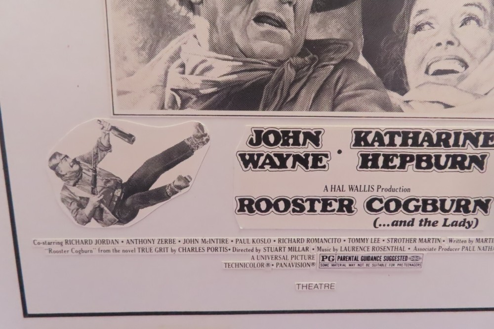 Universal Studios "Rooster Cogburn" Original 1975 Advertising Studio Art Proof