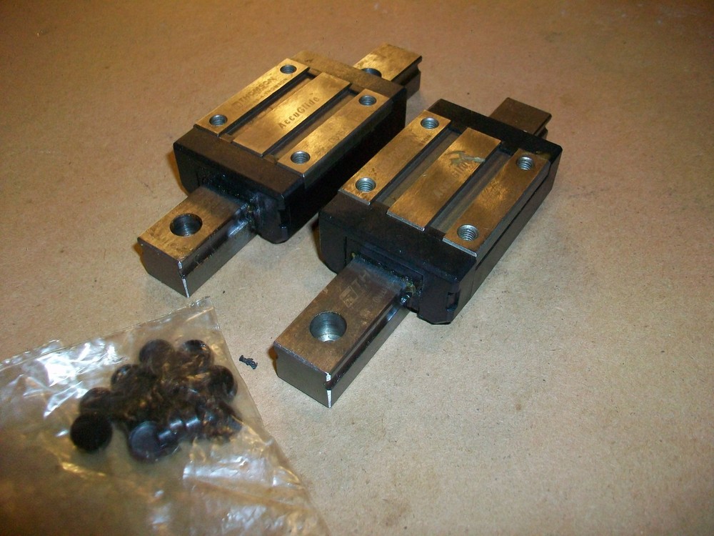 2pc Thomson Accuglide Linear Bearing & Rail CU15AAAH