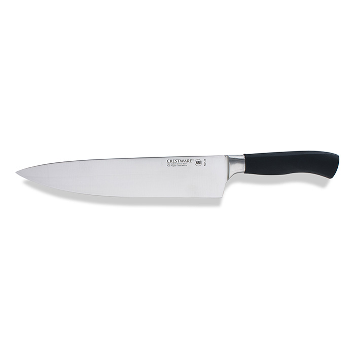 Elite Pro 10" Cooks Knife, Black Handle