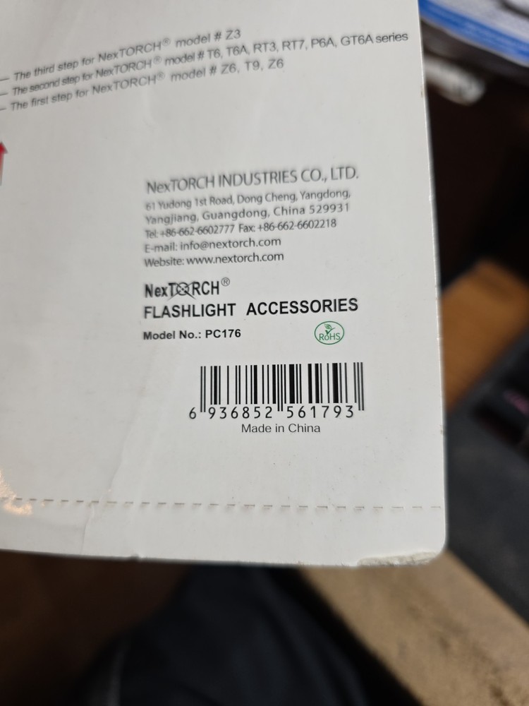 NexTorch Police Cone Caution Light Wand Flashlight Accessory