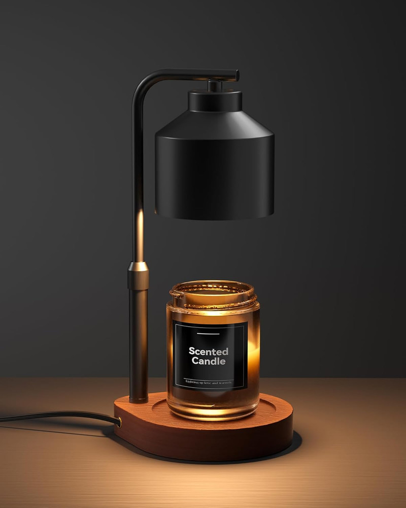 Candle Warmer Lamp with Timer & Dimmer for Yankee Candles, Adjustable Height ...