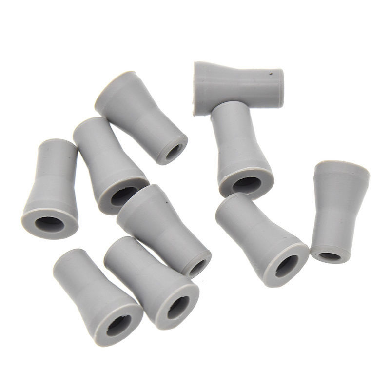 10 Pcs Weak Suction Rubber Snap Dental Saliva Ejector Adapter Tip Replacement