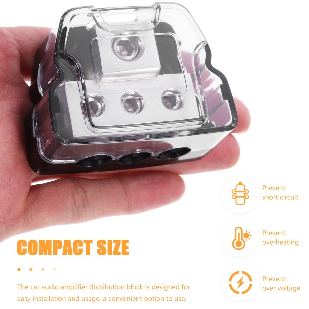 Zinc Alloy Distribution Block For Car Audio Systems Space Saving Design