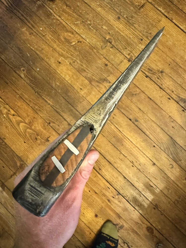 Vintage Rafting Pattern Felling Axe