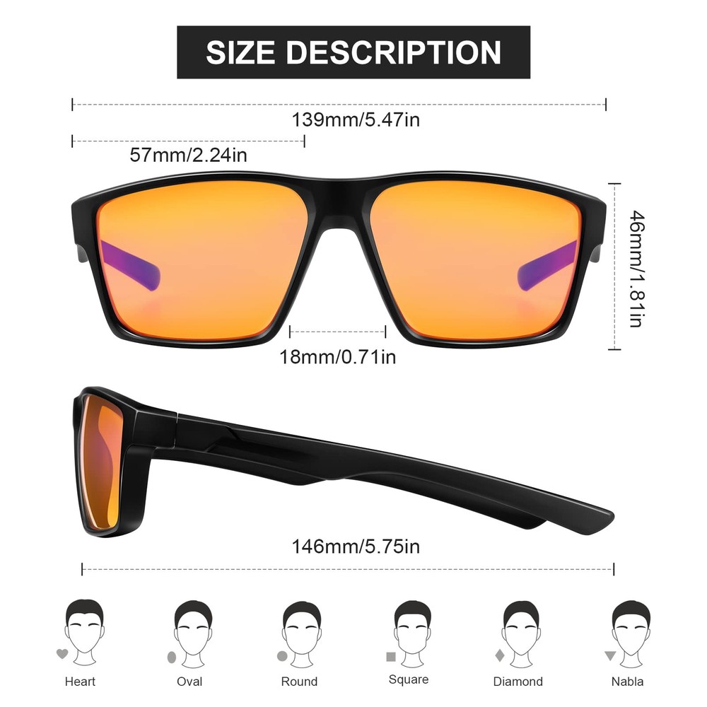 Okany Blue Light Blocking Glasses Gaming Computer Glasses Powerful Profession...