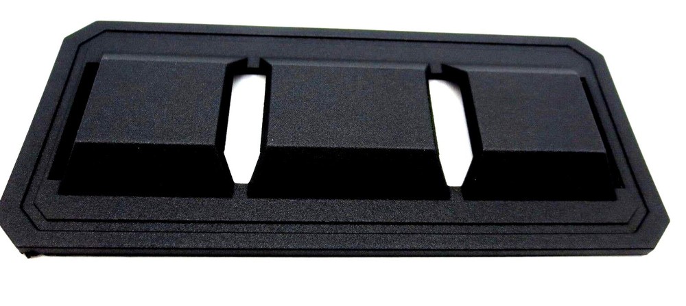Shoulder Strap Pad for 1" 25mm Wide Strap Webbing Durable! Rubber Flexible Black