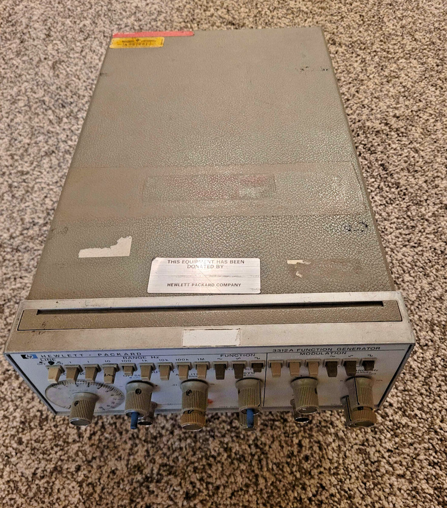 HP 3312A Function Generator Modulation
