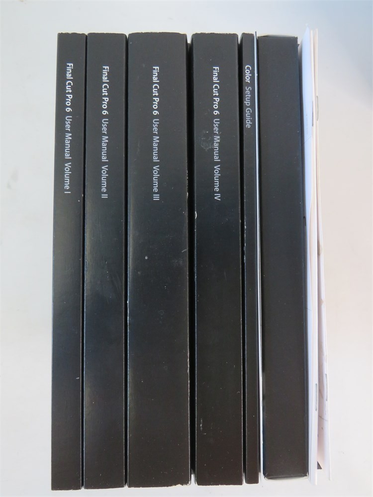 Apple Final Cut Studio 2 Video Editing Software Mac Complete Box Set W/ Manuals