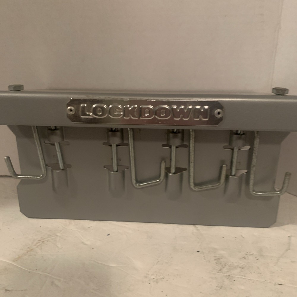 Lockdown Steel External 9” Gear Holder Hooks