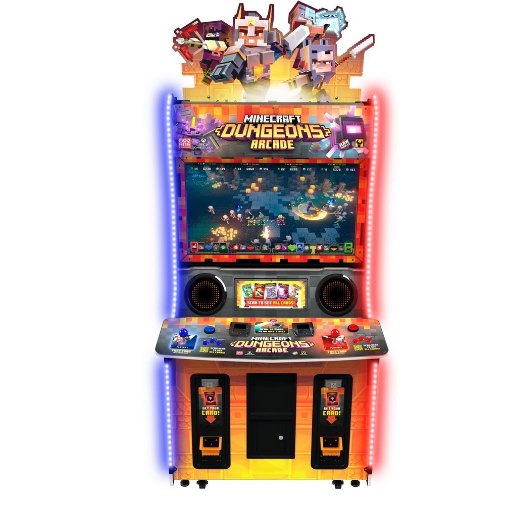 Raw Thrills Minecraft Dungeons Arcade - 2 Player