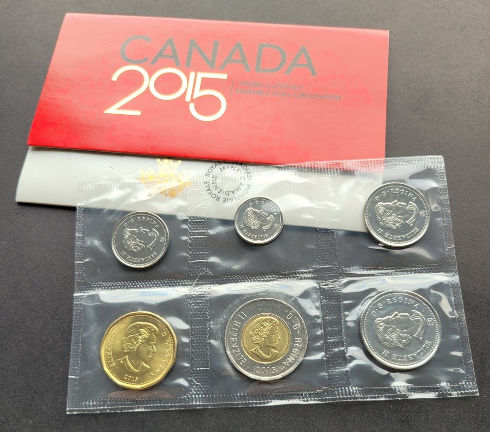 *** 2015  CANADA  PROOF  LIKE  ROYAL  MINT  SET ***