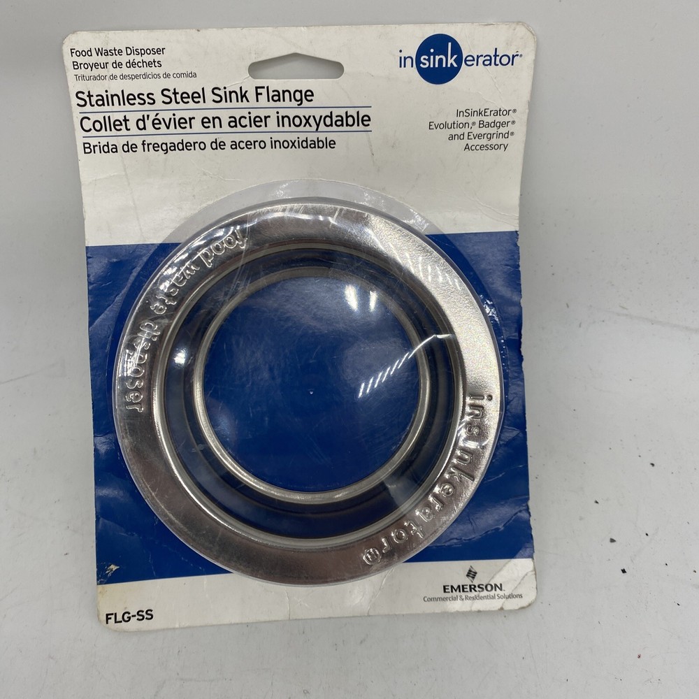 InSinkErator FLG-SS Garbage Disposal Sink Flange Stainless Steel