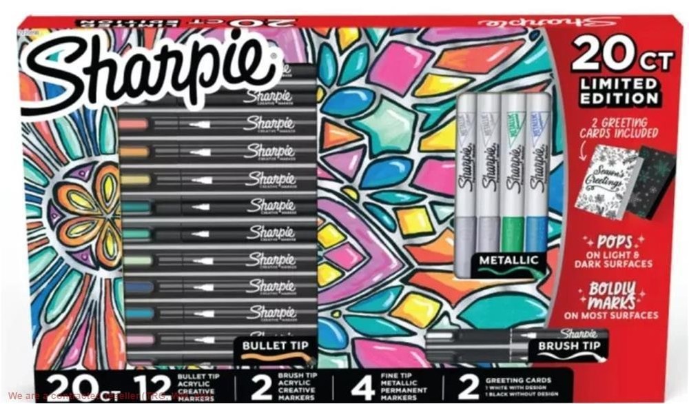 Sharpie 20ct Creative Marker Set Holiday Gifting