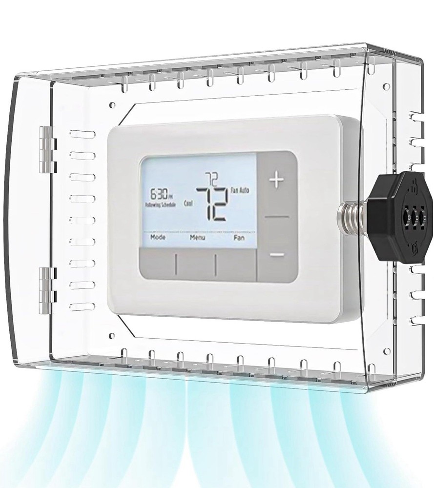 2 Pack Large Thermostat Guard /Lock Box W/Changeable Combination