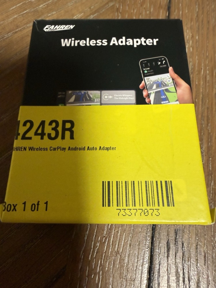FAHREN Wireless CarPlay Android Auto Adapter USB-A/C 2026 Fast WiFi