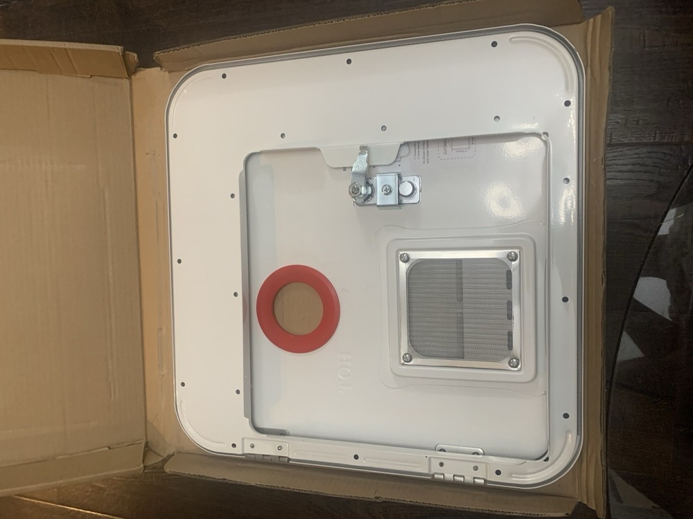 RUNSAIL® RV Tankless Water Heater Door,18 x 18 Inches White Door Kit