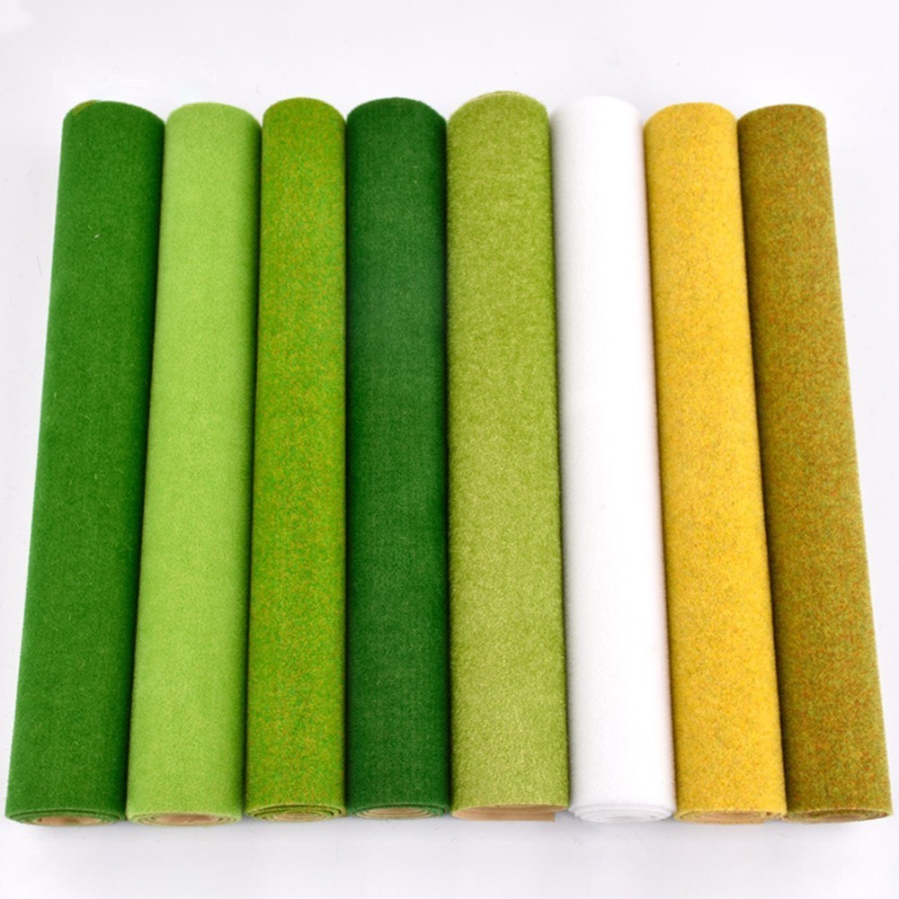 0.4mX1m Architectural Layout Artificial Lawn-Carpet Model Grass Mat Turf Layout