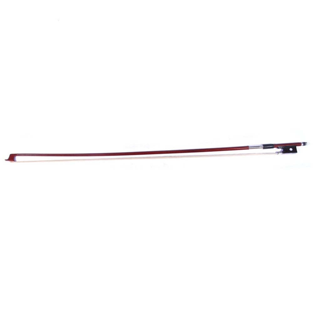 1/4 Size Ebony Violin Bow Lightweight Octagonal Design for Beginners