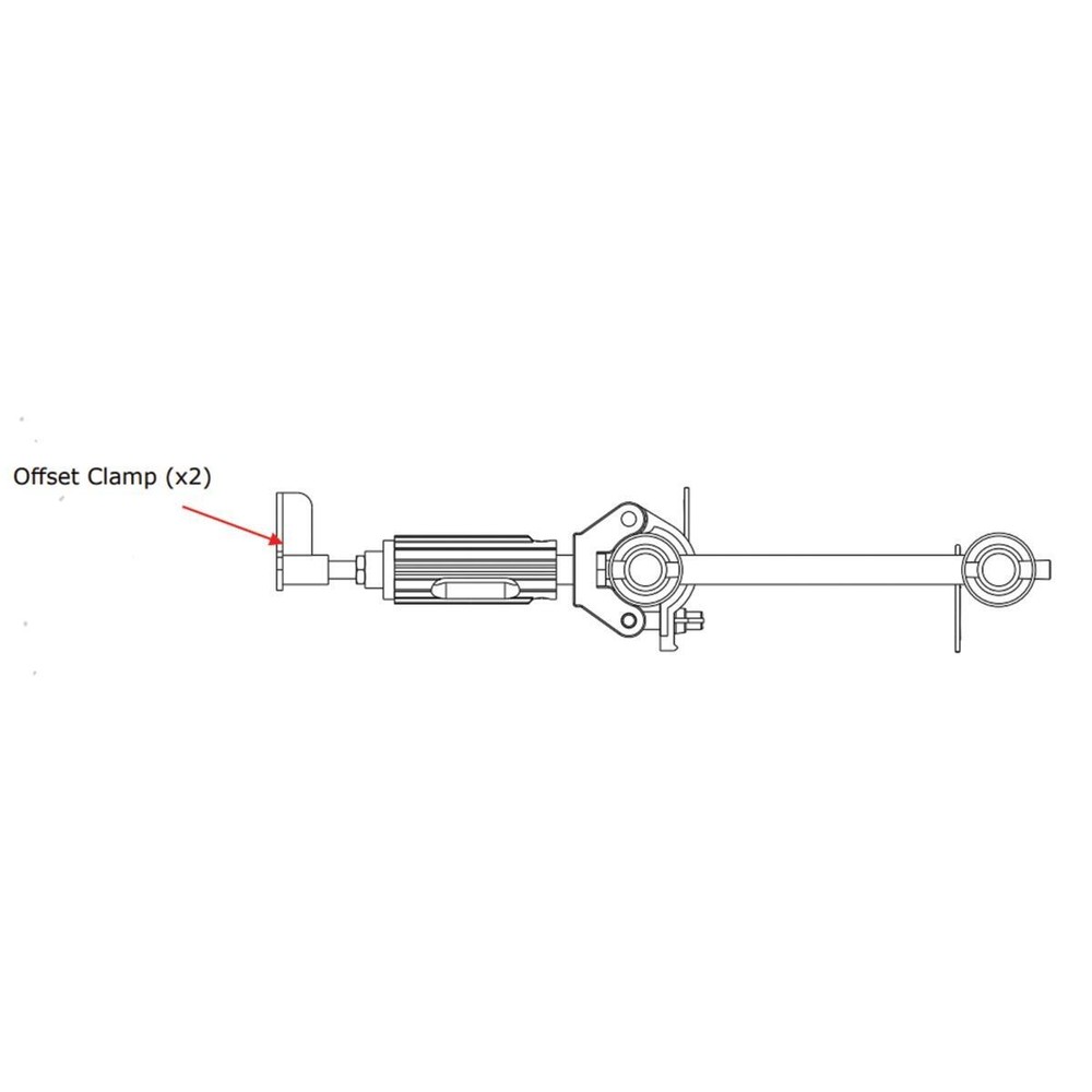 Blizzard Lighting Short Vertical Truss Stacking System Component for LED Panels