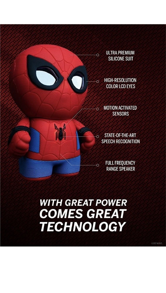 Sphero Spider-Man Marvel Comic Hero Action Figure - SP001ROW New Open Box
