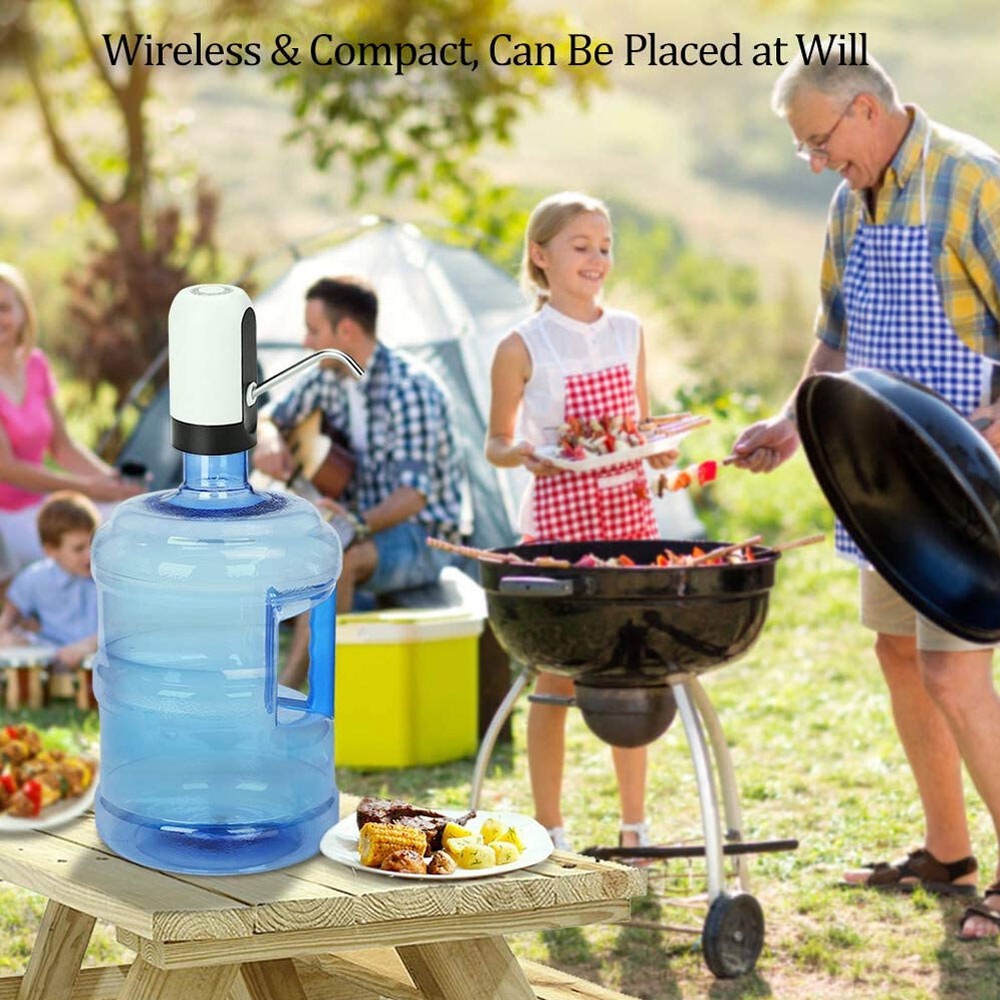 5 Gallon Water Bottle Switch Pump Electric Automatic Jug Dispenser USB Charging