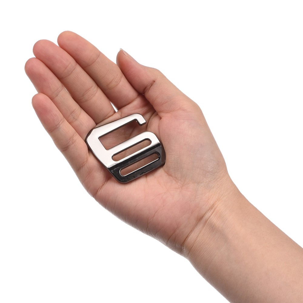 0.98" Webbing Release G Hook Buckle Adjusters for Backpack Strap, 4Pcs Dark Grey