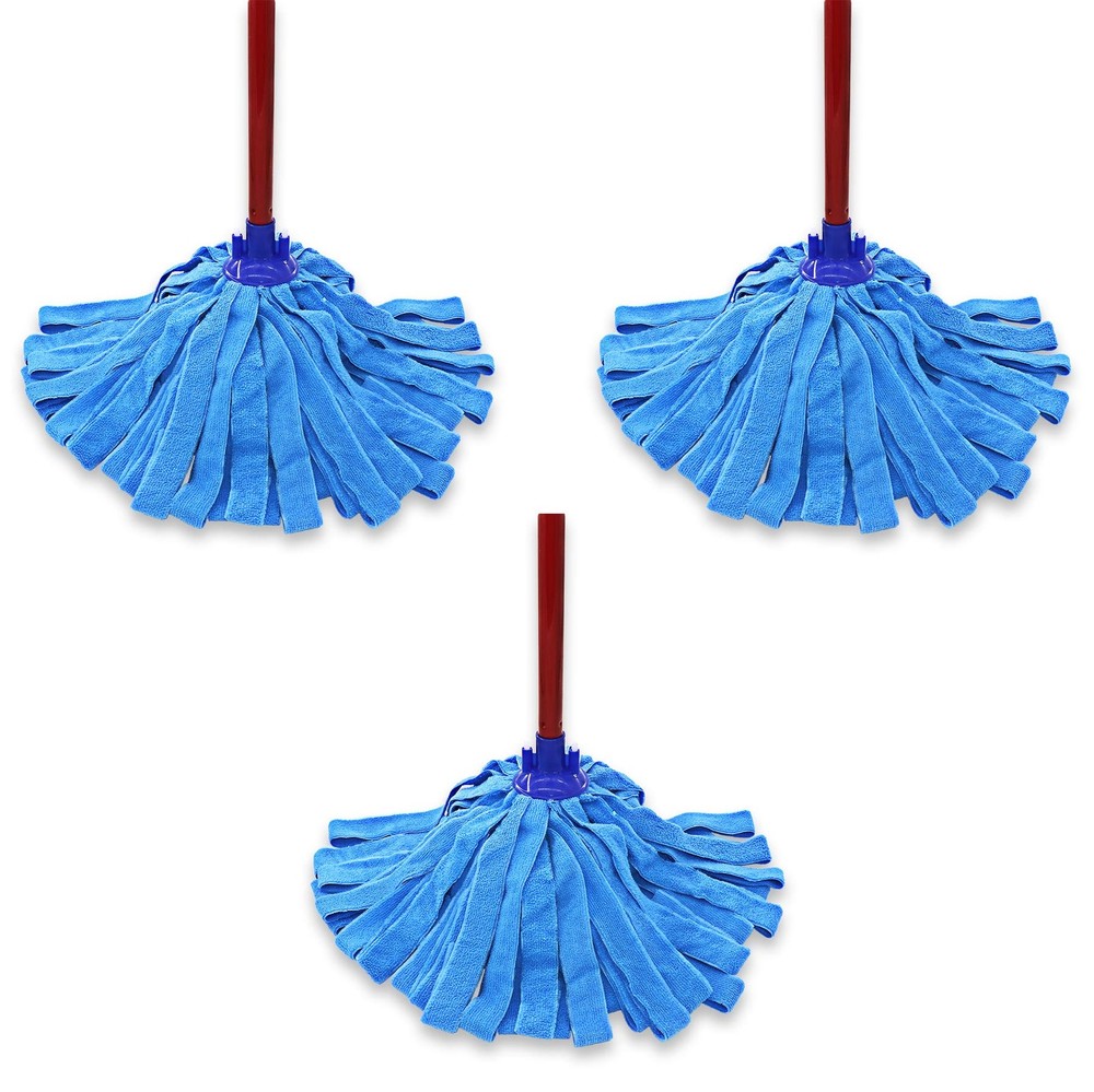 Microfiber Cloth Mop Head , String Mop Refills Screw onto All Standard Thread...