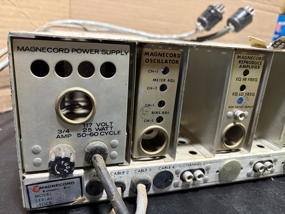 [RARE] Magnecord 1024A preamplifier and equalizer