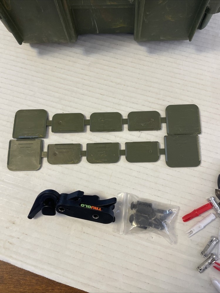 Plano Archery Camo Accessory Box w/ See Through Lid And Extras