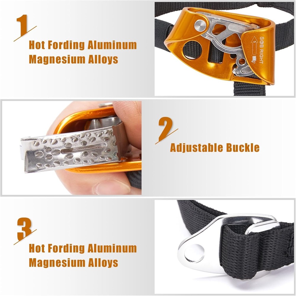 Quick Step Foot Ascender for Climbing Rope