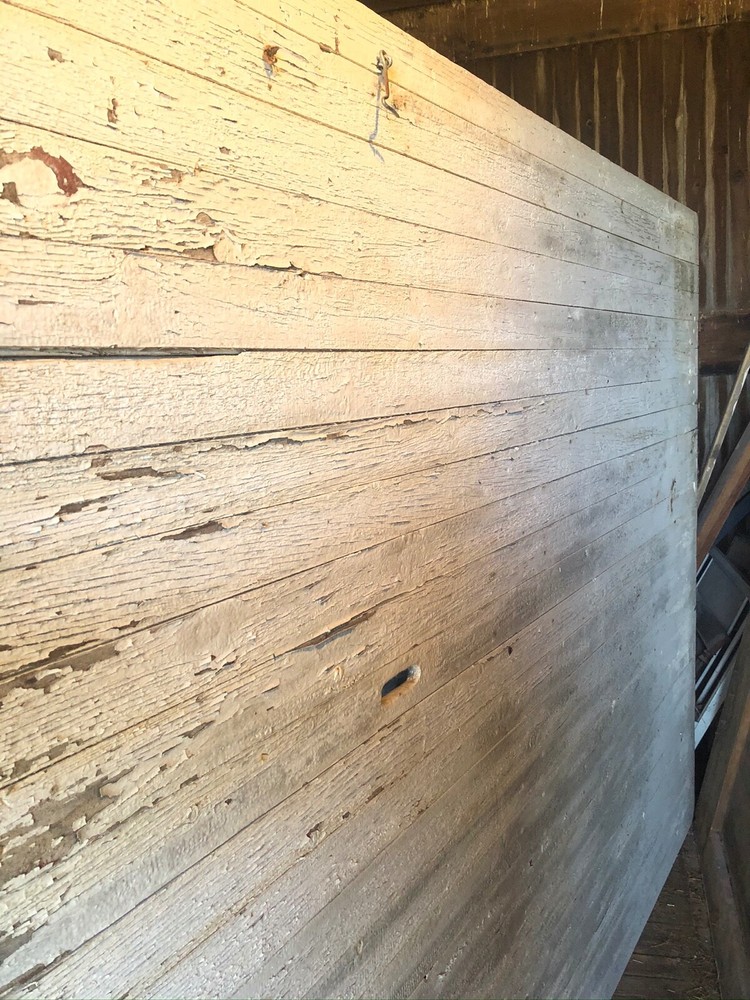 Reclaimed barn door