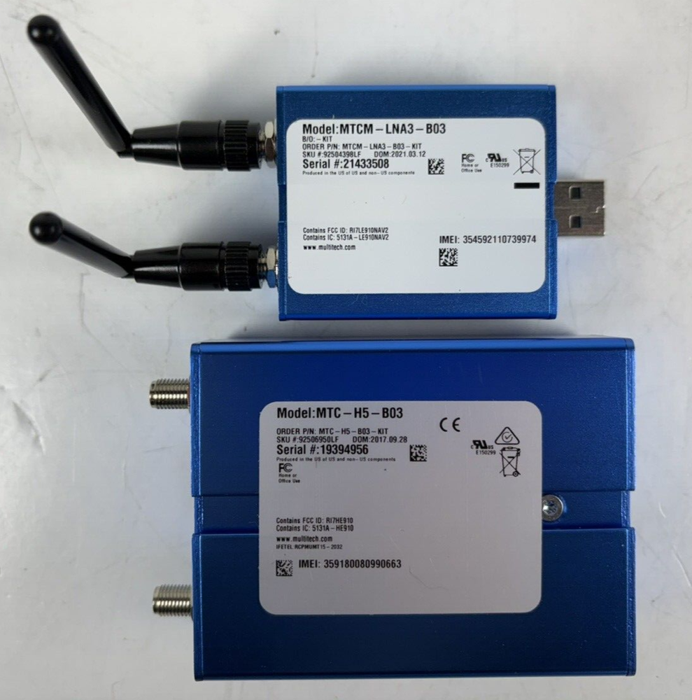 Multitech Multi Connect Cell Modem AND Micro Cell