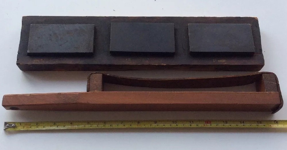 vintage razor blade sharpener Stone Belt