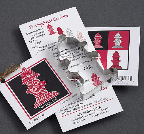 FIRE HYDRANT COOKIE CUTTER~~ BY ANN CLARK