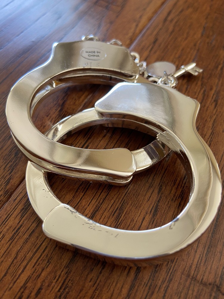 Rhinestone Decor Handcuffs From Neiman Marcus